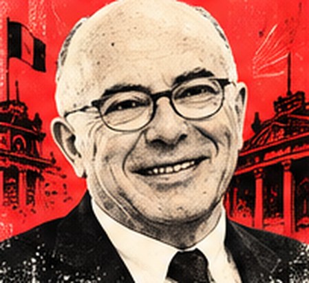Portrait illustré de Bernard Cazeneuve