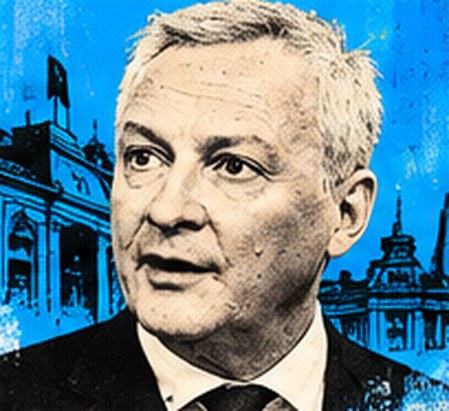 Portrait illustré de Bruno Le Maire