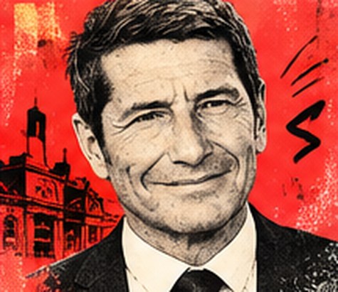 Portrait illustré de David Lisnard