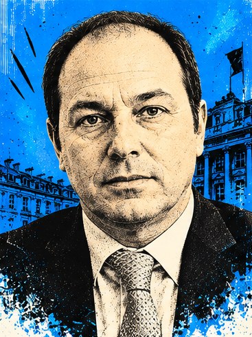 Portrait illustré de Emmanuel Maurel