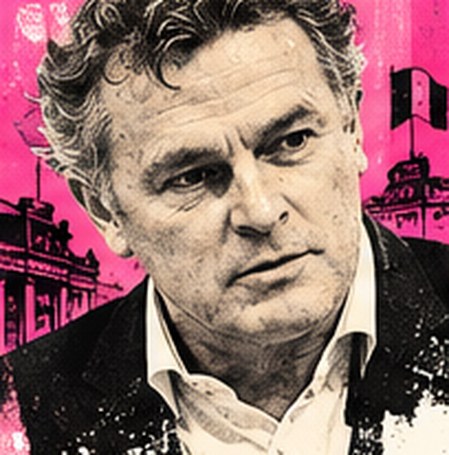 Portrait illustré de Fabien Roussel