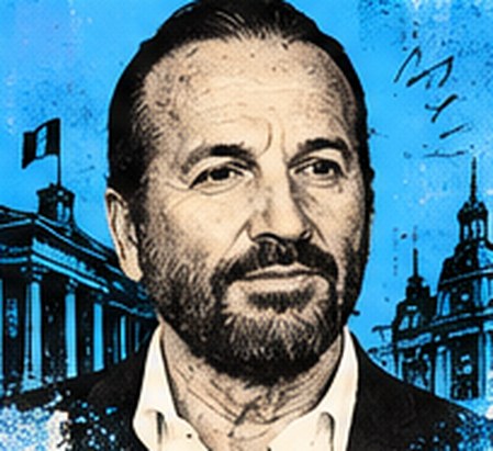 Portrait illustré de Francis Lalanne