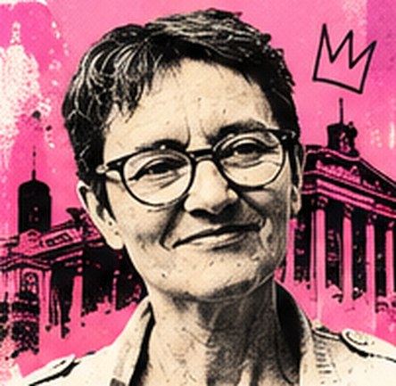 Portrait illustré de Nathalie Arthaud