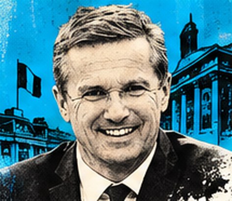Portrait illustré de Nicolas Dupont-Aignan