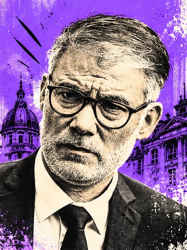 Portrait illustré de Olivier Faure