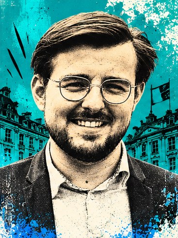 Portrait illustré de Philippe Brun