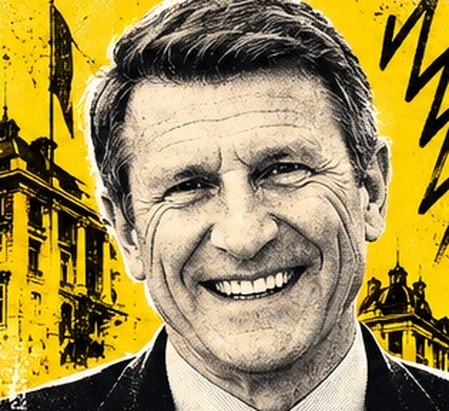 Portrait illustré de Philippe de Villiers