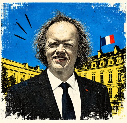 Portrait illustré de Sylvain Durif